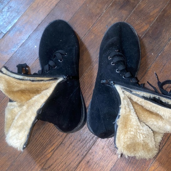 Lace up side zipper snow boots - Picture 3 of 4